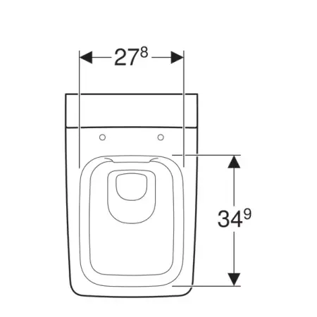 Vas wc suspendat Geberit Xeno2 rimfree cu spalare verticala alb [3]