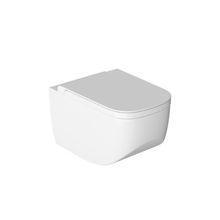 Vase wc suspendate - Vas WC suspendat Hatria, Next, pure rim, alb