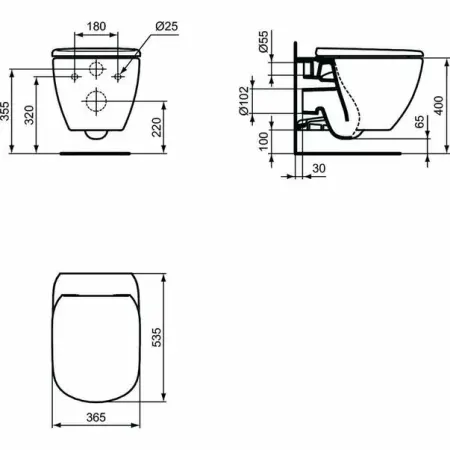 Vas wc suspendat Ideal Standard Tesi [3]