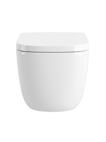 Vas WC suspendat Rea Cubik Mini Tornado Rimless alb lucios 430x360x305 mm [8]