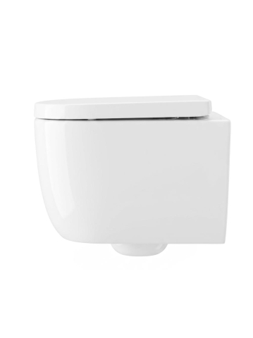 Vas WC suspendat Rea Cubik Mini Tornado Rimless alb lucios 430x360x305 mm [9]