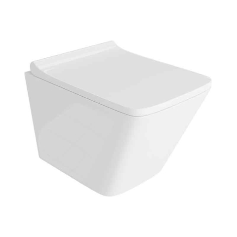 Vase wc - Vas WC suspendat Spectrum Lima 3.0, Tornado Flush, 34 x 48.5 cm, alb