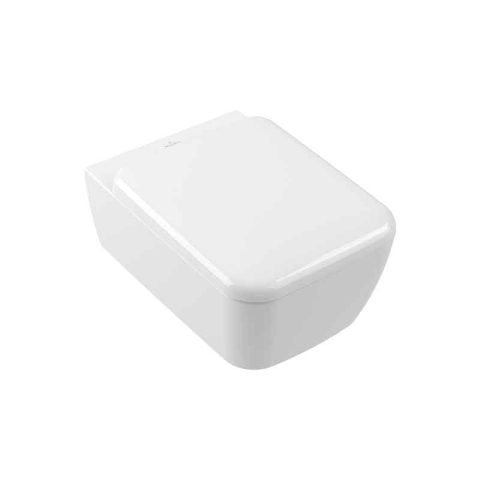 Vase wc - Vas WC suspendat Villeroy&Boch, Skyla TwistFlush, Combi-Pack, capac soft close, alb alpin