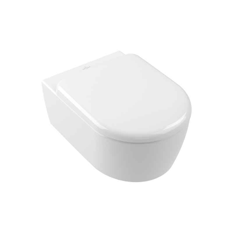 Vase wc - Vas WC suspendat Villeroy&Boch, Skyla TwistFlush, Combi-Pack, capac soft close, alb alpin