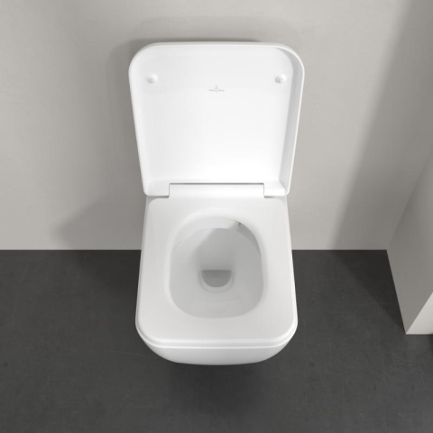 Vas WC suspendat Villeroy&Boch, Skyla TwistFlush, Combi-Pack, capac soft close, alb alpin [4]