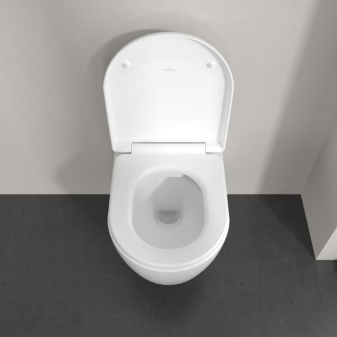 Vas WC suspendat Villeroy&Boch, Skyla TwistFlush, Combi-Pack, capac soft close, alb alpin [4]