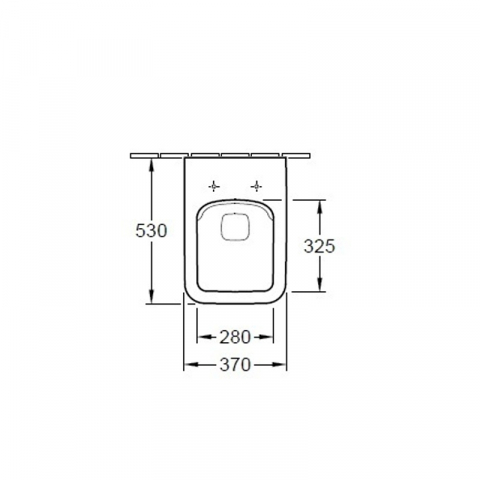 Vas wc suspendat Villeroy & Boch, Venticello, direct flush, alb [1]