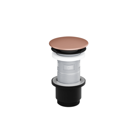 Sifoane si ventile lavoar - Dop clic-clac lavoar și bideu Excellent corp negru mat capac ceramic terracotta