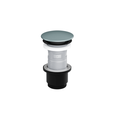 Dop clic-clac lavoar/bideu Excellent corp negru mat capac ceramică mint blue mat [0]