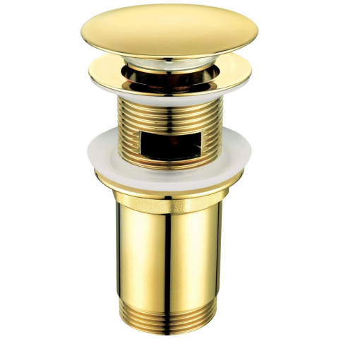 Accesorii baie - Ventil Deante Click-Clack auriu