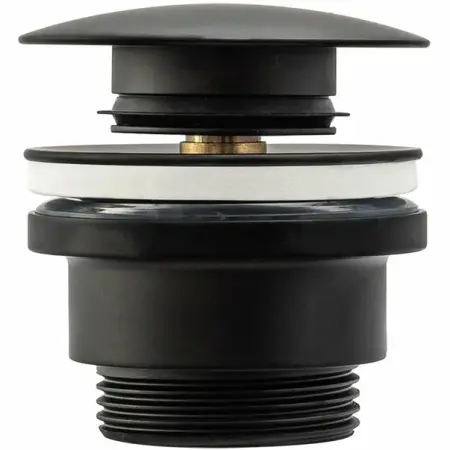 Sifoane si ventile lavoar - Ventil lavoar Click-Clack universal negru mat Rea