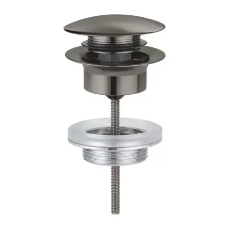 Sifoane si ventile lavoar - Ventil lavoar Push-Open Grohe Selection antracit periat Hard Graphite
