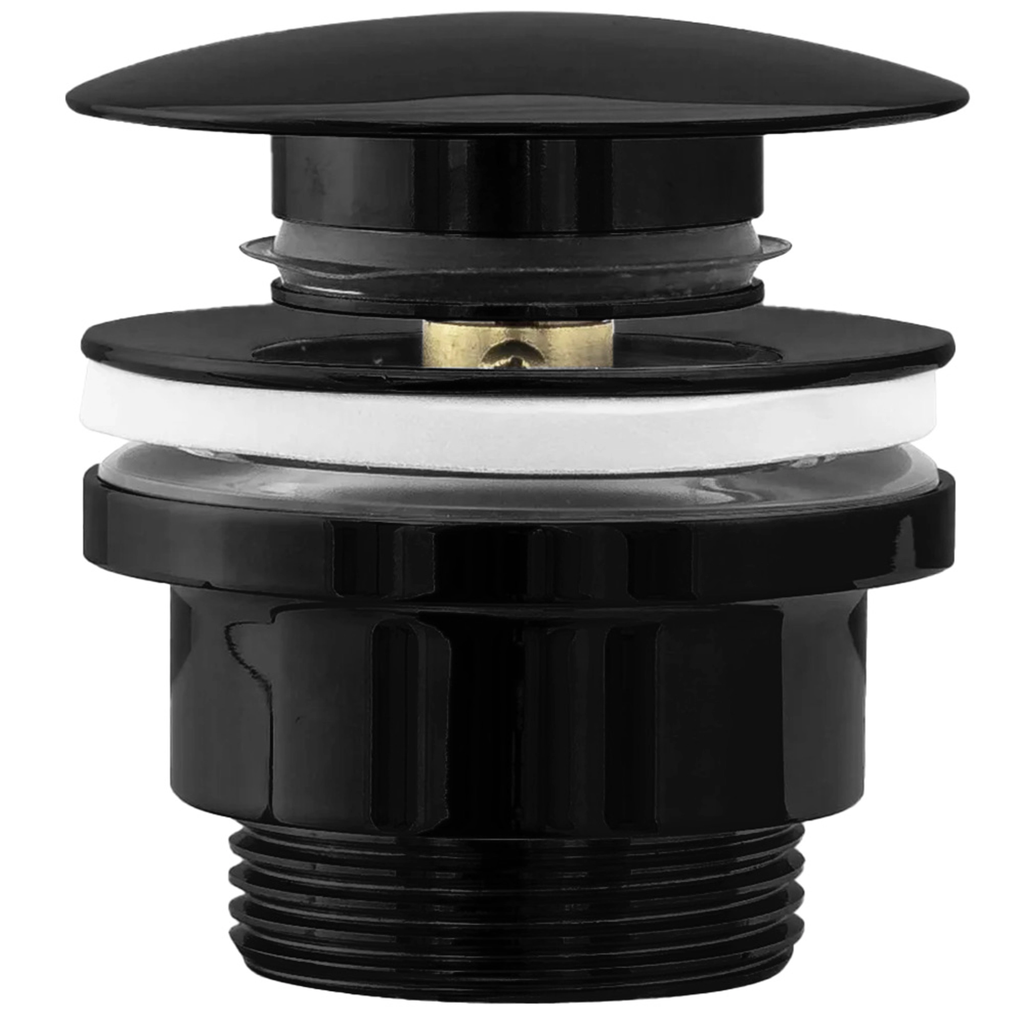Dop universal lavoar click-clack Rea negru metalic PVD diametru 45 mm [1]