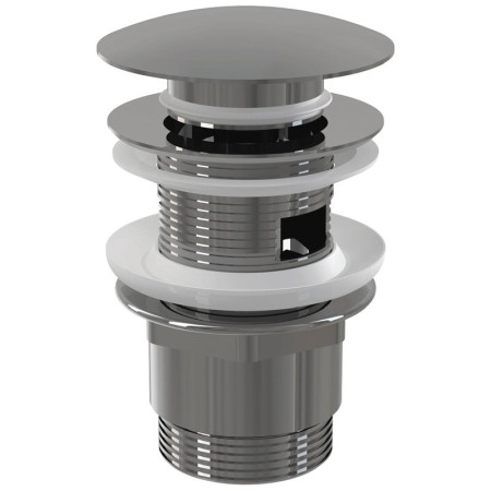 Accesorii baie - Ventil pentru lavoar, Alcadrain, cu click-clack, cu preaplin, crom