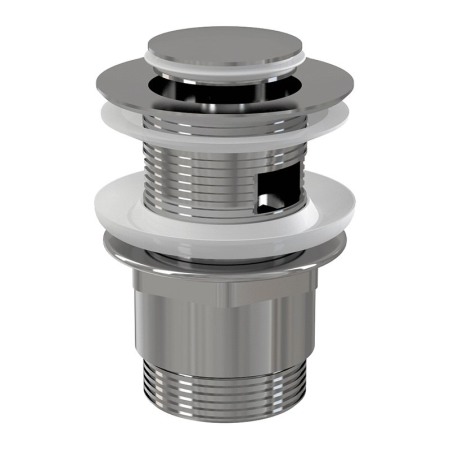 Accesorii baie - Ventil pentru lavoar, Alcadrain, cu click-clack, preaplin, dop mic, crom
