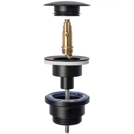 Ventil pentru lavoar universal click-clack Negru, Rea [1]