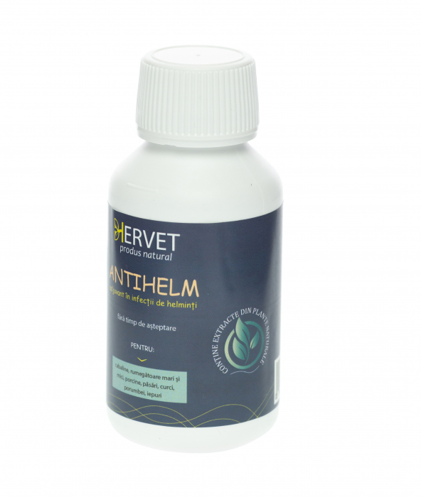 HERVET ANTIHELM 100 ml - antihelmintic, antiseptic, antiinflamator [2]