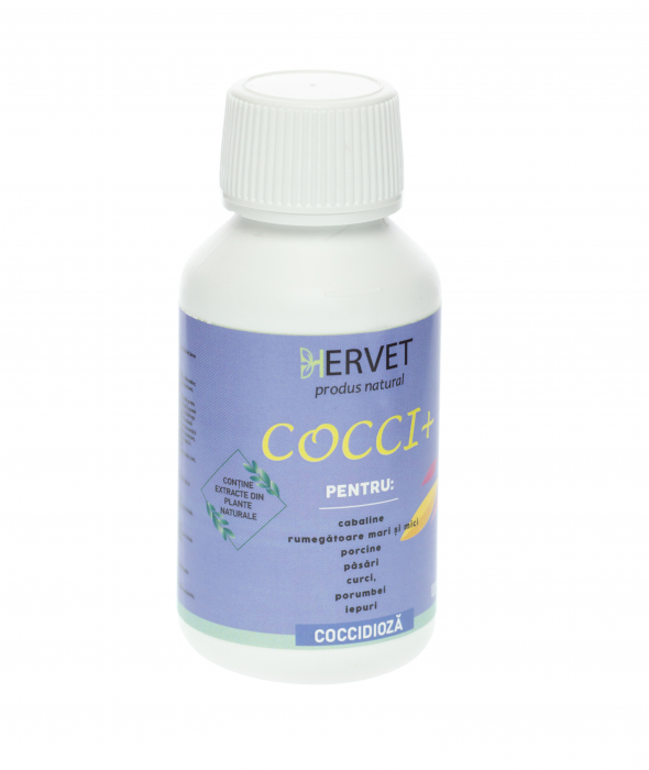HERVET COCCI+ 100 ml - coccidiostatic, antiprotozoar, antiseptic [3]