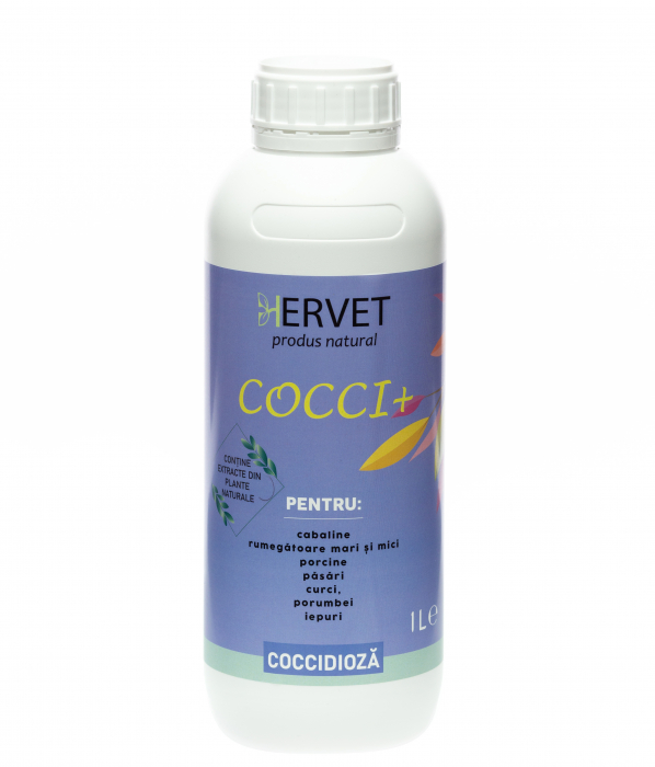 HERVET COCCI+ 1L - coccidiostatic, antiprotozoar, antiseptic [1]