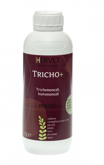 HERVET TRICHO+ 1L - tratament trichonomoză, histomonoză [1]