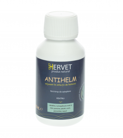 HERVET ANTIHELM 100 ml - antihelmintic, antiseptic, antiinflamator [0]