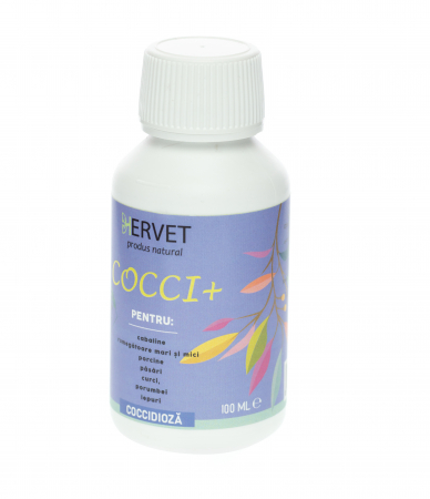 HERVET COCCI+ 100 ml - coccidiostatic, antiprotozoar, antiseptic [1]