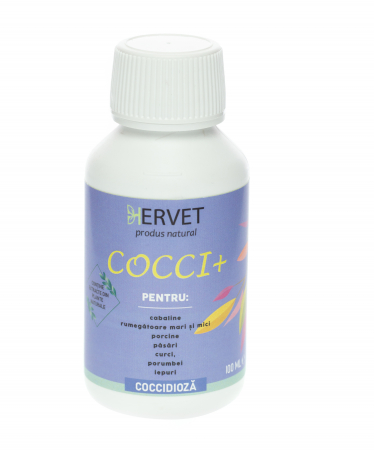 HERVET COCCI+ 100 ml - coccidiostatic, antiprotozoar, antiseptic [0]