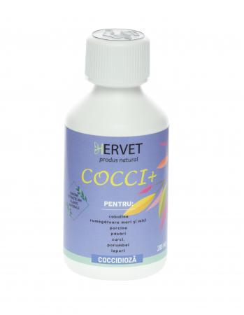 HERVET COCCI+ 200 ml - coccidiostatic, antiprotozoar, antiseptic [0]