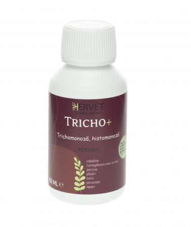 HERVET TRICHO+ 100 ml  - tratament trichonomoză, histomonoză [0]