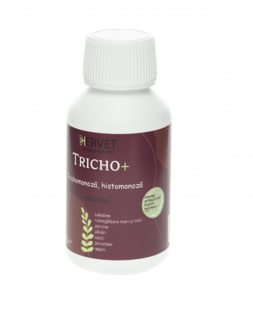 HERVET TRICHO+ 100 ml  - tratament trichonomoză, histomonoză [1]