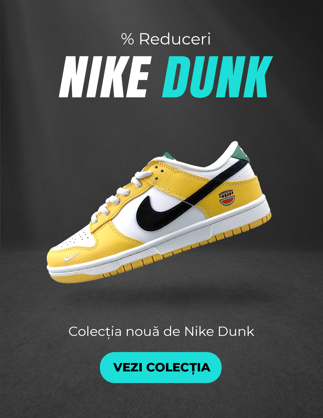 Banner Dunk Retro Femei Mobil