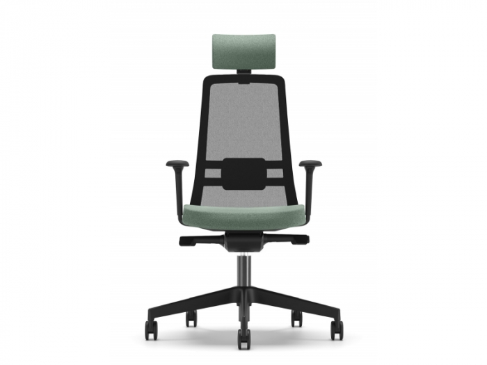 Scaun Ergonomic Nemos Negru Mesh Birou Directorial [4]