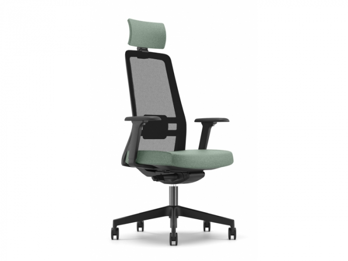 Scaun Ergonomic Nemos Negru Mesh Birou Directorial [3]