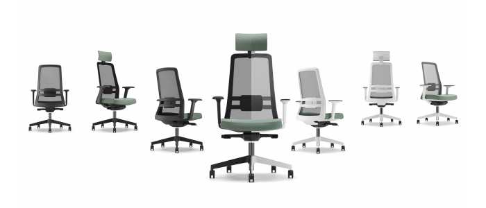Scaun Ergonomic Nemos Alb Mesh Birou Directorial [12]