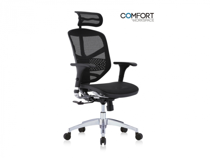 Scaun Ergonimic Enjoy M Task Pro - W Black Mesh Birou Directorial [7]