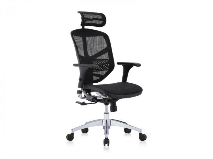 Scaun Ergonimic Enjoy M Task Pro - W Black Mesh Birou Directorial [6]