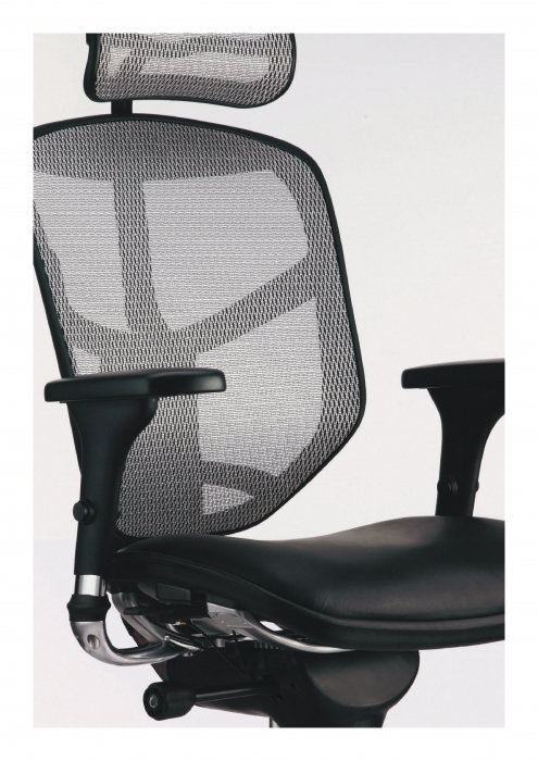 Scaun Ergonimic Enjoy M Task Pro - W Black Mesh Birou Directorial [12]
