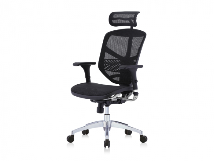 Scaun Ergonimic Enjoy M Task Pro - W Black Mesh Birou Directorial [5]