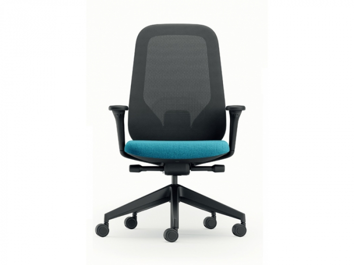 Scaun Ergonomic Mesh Hera Negru Birou Directorial [2]
