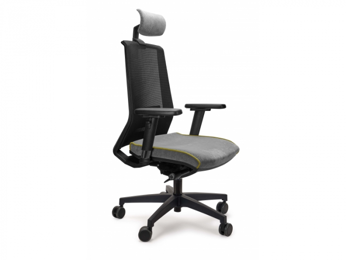 Scaun Ergonimic Mesh Notus Negru Birou Directorial [7]
