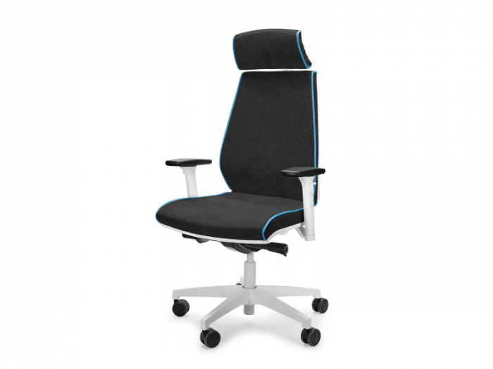 Scaun Ergonimic Artemis Alb Birou Directorial [4]