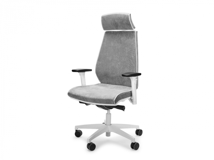 Scaun Ergonimic Artemis Alb Birou Directorial [3]
