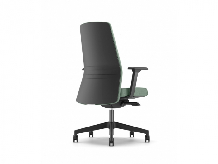 Scaun Ergonomic Nemos Negru Tapitat Birou Directorial [2]