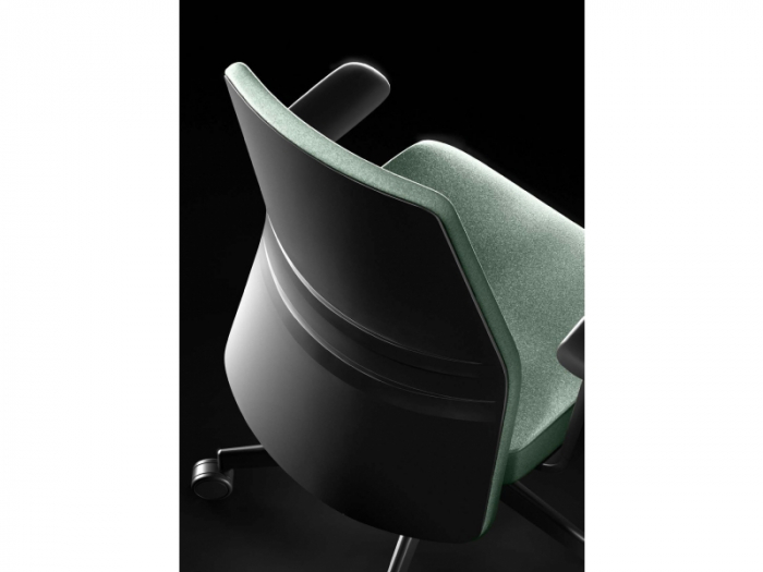 Scaun Ergonomic Nemos Negru Tapitat Birou Directorial [7]