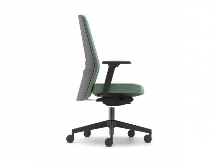 Scaun Ergonomic Nemos Negru Tapitat Birou Directorial [6]
