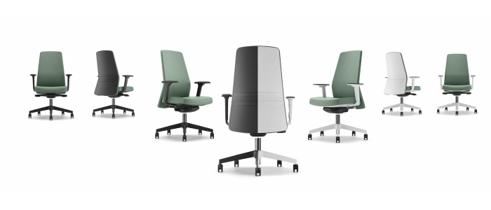 Scaun Ergonomic Nemos Negru Tapitat Birou Directorial [12]
