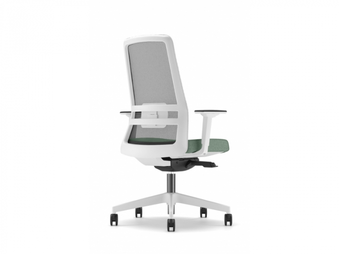 Scaun Ergonomic Nemos Alb Mesh Birou Directorial [6]