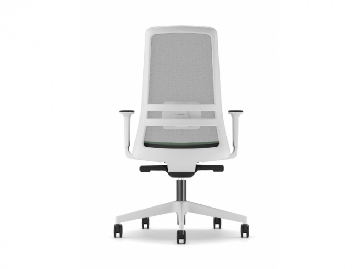 Scaun Ergonomic Nemos Alb Mesh Birou Directorial [8]