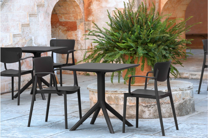 Scaun Polipropilena ranforsata Loft Brate terasa, bucatarie, HoReCa [5]