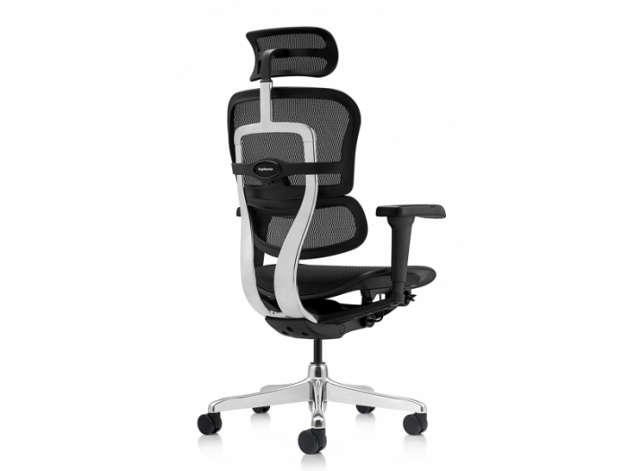 Scaun Ergonomic ErgoHuman 2 Ultra Black Birou Directorial [9]